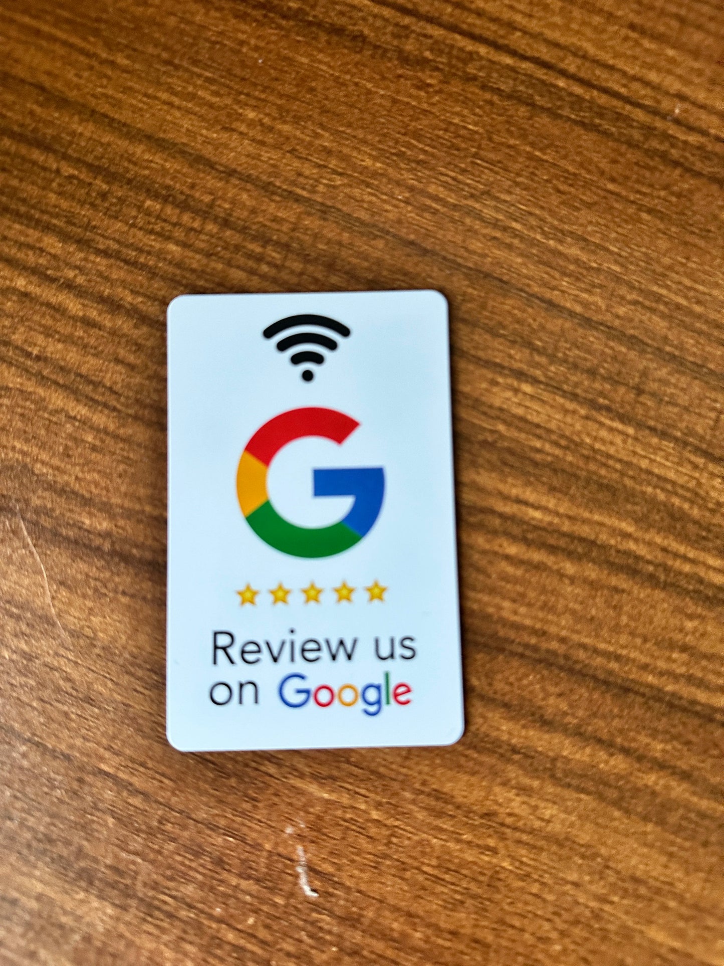NFC 215 Programmable Google Review Acrylic Stickers Card NFC Station Table 13.56Mhz Waterproof NFC Stand Google Review Card