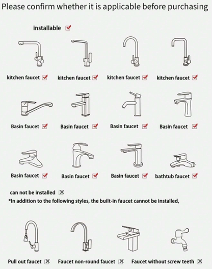1 pc Smart Temperature Faucet with LED Heat Sensor