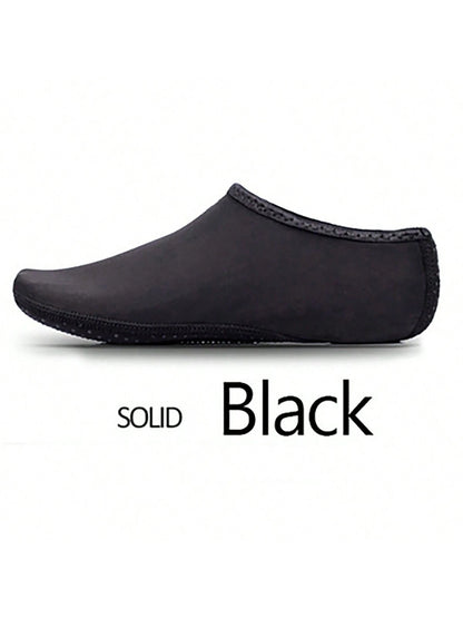 Sports Outdoor 1 Pair (Lycra) Beach Leg Warmers & Snorkeling Shoes,