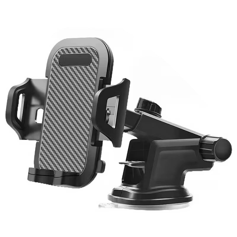 Car Phone Holder Car Dashboard Windshield Suction Cup Holder Universal Phone Holder Air Outlet Clip Telescopic Phone Holder
