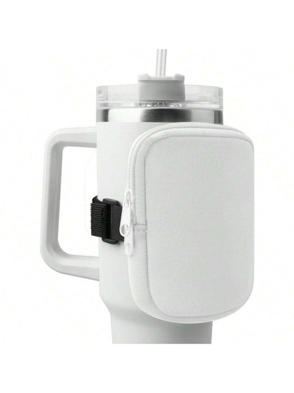 1Pc Water Bottle Pouch for Accessories, Running Water Bottle Handheld Caddy Compatible with Kinds of Tumbler, Gym Water Bottle