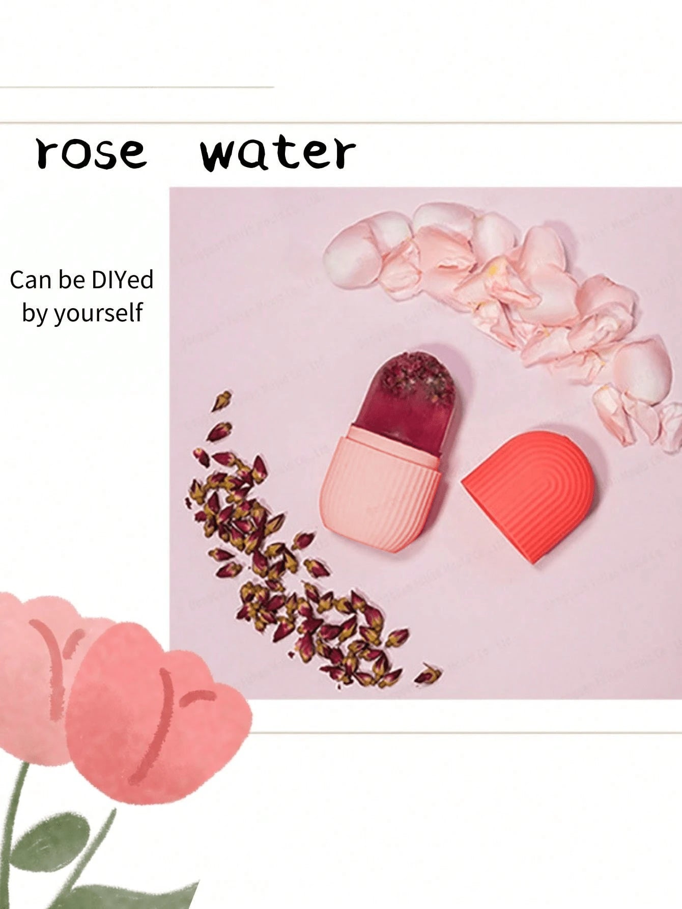 1 Pc/2 Pcs of Silicone Facial Massage, Capsule Facial Ice Tray, Beauty Remover and Facial Ice Mold