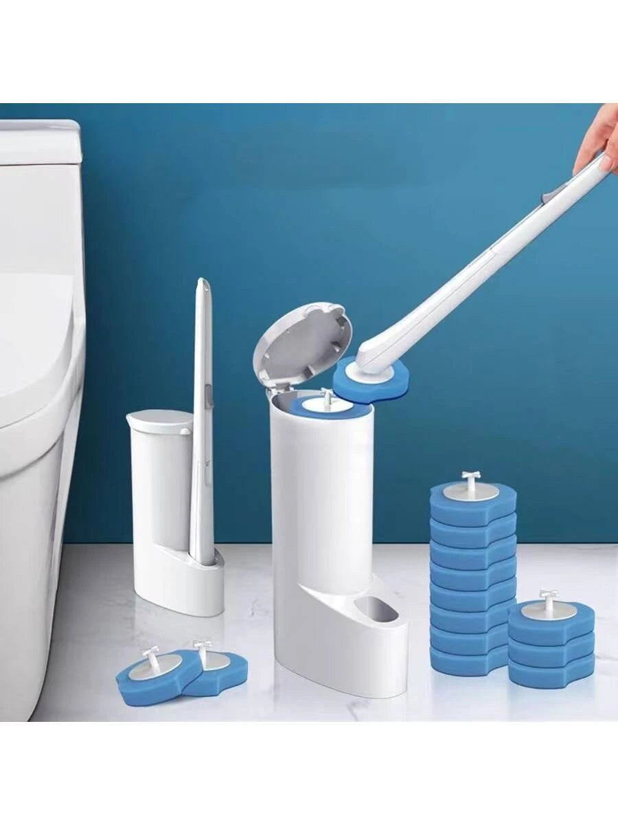 One Set/8Pcs/24Pcs Disposable Toilet Brush with Replaceable Head,