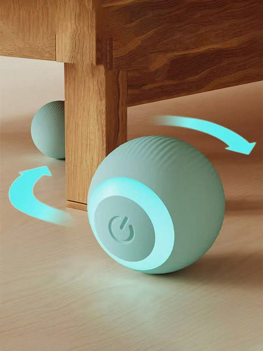 An Intelligent Rolling Ball Designed Specifically for Cats, Equipped with Smart Chip to Automatically Roll, an Amusing Toy for Kitties to Play and Kill Time, Not Suitable for Dogs