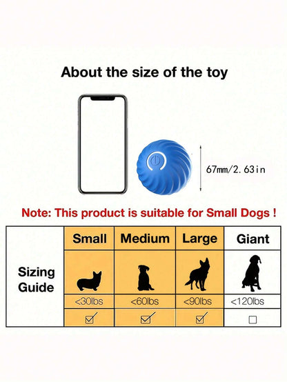 An Intelligent Rolling Ball Designed Specifically for Cats, Equipped with Smart Chip to Automatically Roll, an Amusing Toy for Kitties to Play and Kill Time, Not Suitable for Dogs