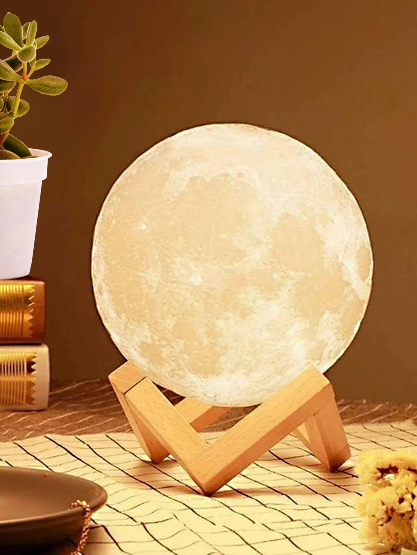 1PC Moon Light Galaxy Light, 3.15 Inch LED 3D Moon Light, Moon Night Light for Girls Boys Children Women DIY Birthday Gift
